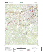 US Topo 7.5-minute map for Petersburg VA