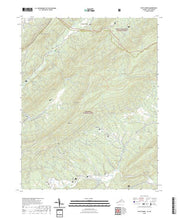 US Topo 7.5-minute map for Potts Creek VAWV