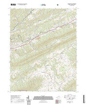 US Topo 7.5-minute map for Pounding Mill VA