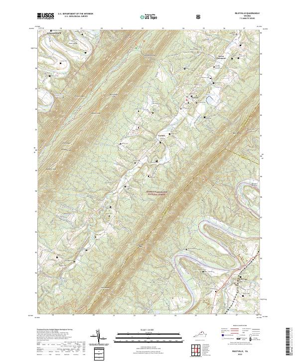 US Topo 7.5-minute map for Rileyville VA