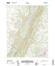 US Topo 7.5-minute map for Round Hill VAWV