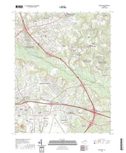 US Topo 7.5-minute map for Seven Pines VA