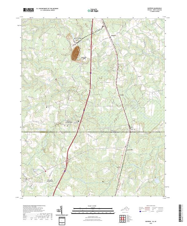 US Topo 7.5-minute map for Skippers VANC