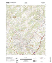 US Topo 7.5-minute map for Staunton VA