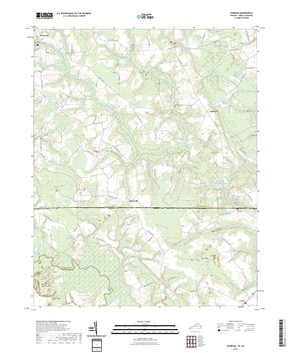 US Topo 7.5-minute map for Sunbeam VANC