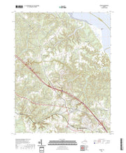 US Topo 7.5-minute map for Toano VA