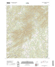 US Topo 7.5-minute map for Tobacco Row Mountain VA