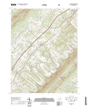 US Topo 7.5-minute map for Toms Brook VA