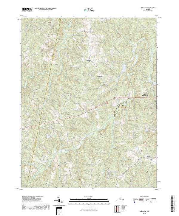 US Topo 7.5-minute map for Trenholm VA