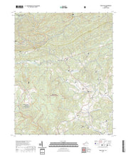 US Topo 7.5-minute map for Trout Dale VA