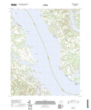 US Topo 7.5-minute map for Urbanna VA