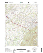 US Topo 7.5-minute map for Waynesboro West VA