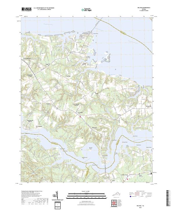 US Topo 7.5-minute map for Wilton VA