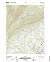 US Topo 7.5-minute map for Woodstock VAWV