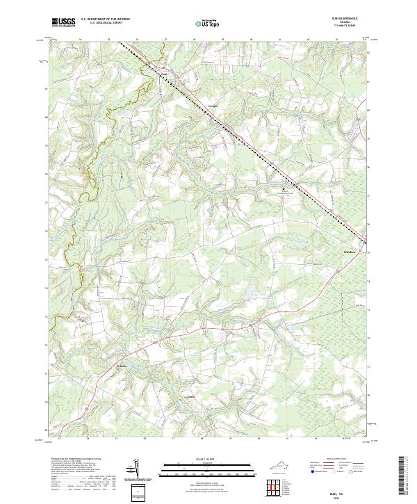 US Topo 7.5-minute map for Zuni VA