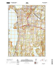 USGS US Topo 7.5-minute map for Burlington VT 2021