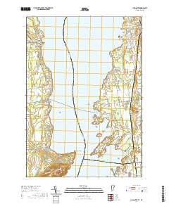 USGS US Topo 7.5-minute map for Charlotte VTNY 2021