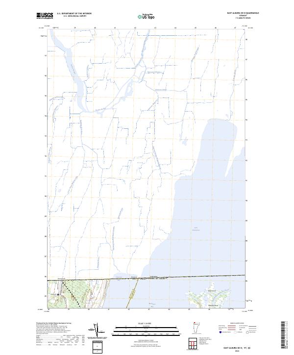 US Topo 7.5-minute map for East Alburg OE N VTQC