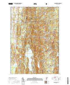 USGS US Topo 7.5-minute map for East Middlebury VT 2021