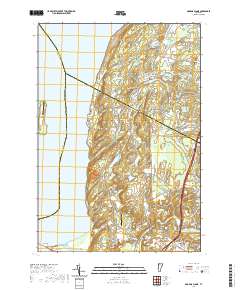 USGS US Topo 7.5-minute map for Georgia Plains VT 2021