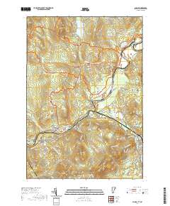 USGS US Topo 7.5-minute map for Gilman VTNH 2021