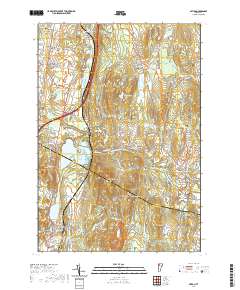 USGS US Topo 7.5-minute map for Milton VT 2021