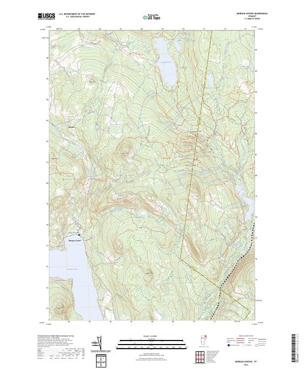 US Topo 7.5-minute map for Morgan Center VT