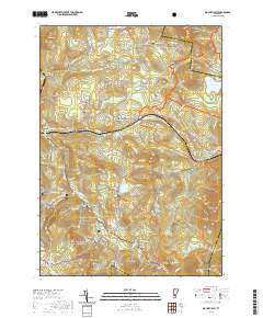 USGS US Topo 7.5-minute map for Mount Holly VT 2021