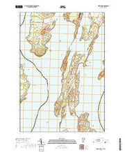 USGS US Topo 7.5-minute map for North Hero VTNY 2021