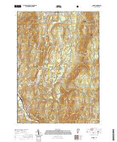 USGS US Topo 7.5-minute map for Pownal VT 2021