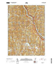 USGS US Topo 7.5-minute map for Quechee VT 2021