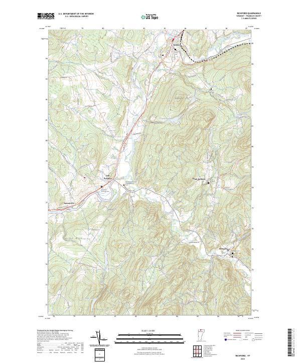 US Topo 7.5-minute map for Richford VT