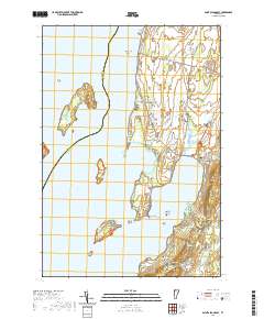 USGS US Topo 7.5-minute map for Saint Albans Bay VT 2021