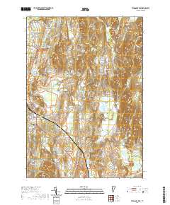 USGS US Topo 7.5-minute map for Vergennes East VT 2021