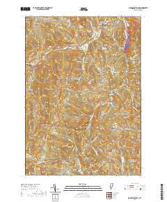 USGS US Topo 7.5-minute map for Woodstock South VT 2021