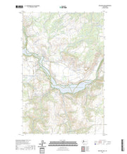 US Topo 7.5-minute map for Benjamin Lake WA