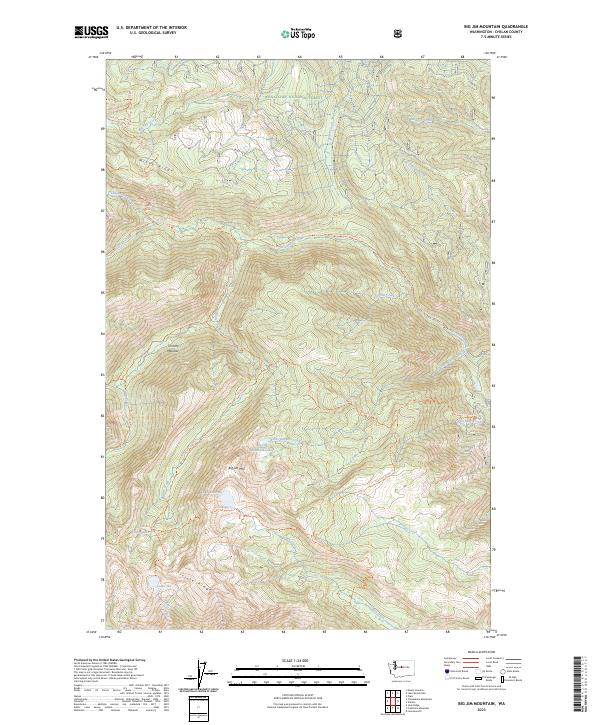 US Topo 7.5-minute map for Big Jim Mountain WA