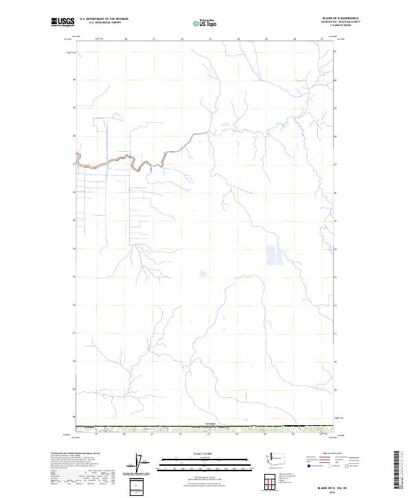 US Topo 7.5-minute map for Blaine OE N WABC