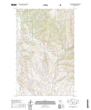 US Topo 7.5-minute map for Blue Buck Mountain WA