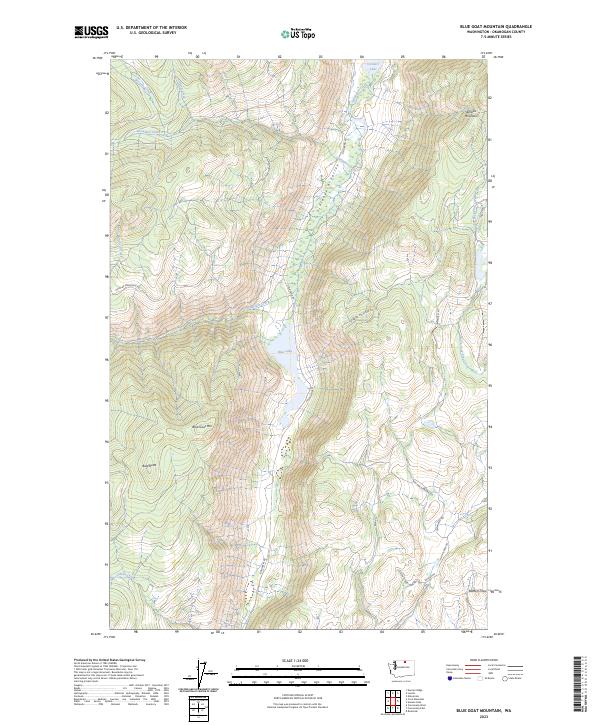 US Topo 7.5-minute map for Blue Goat Mountain WA