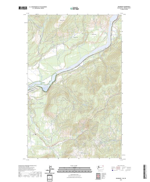 US Topo 7.5-minute map for Boundary WABC