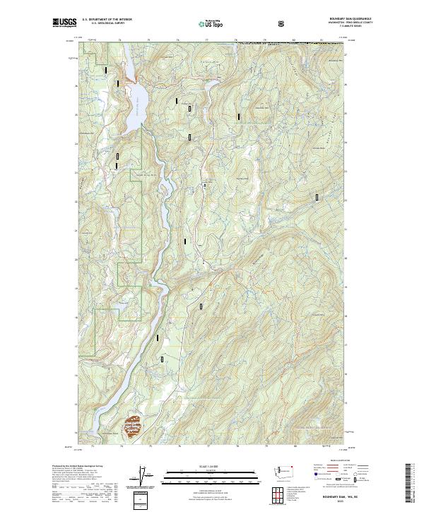 US Topo 7.5-minute map for Boundary Dam WABC