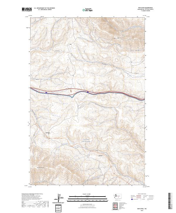 US Topo 7.5-minute map for Boylston WA