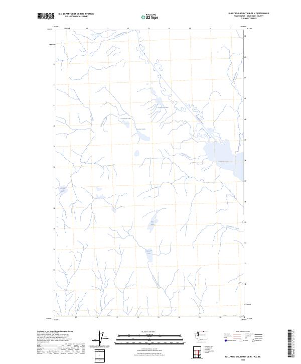 US Topo 7.5-minute map for Bullfrog Mountain OE N WABC