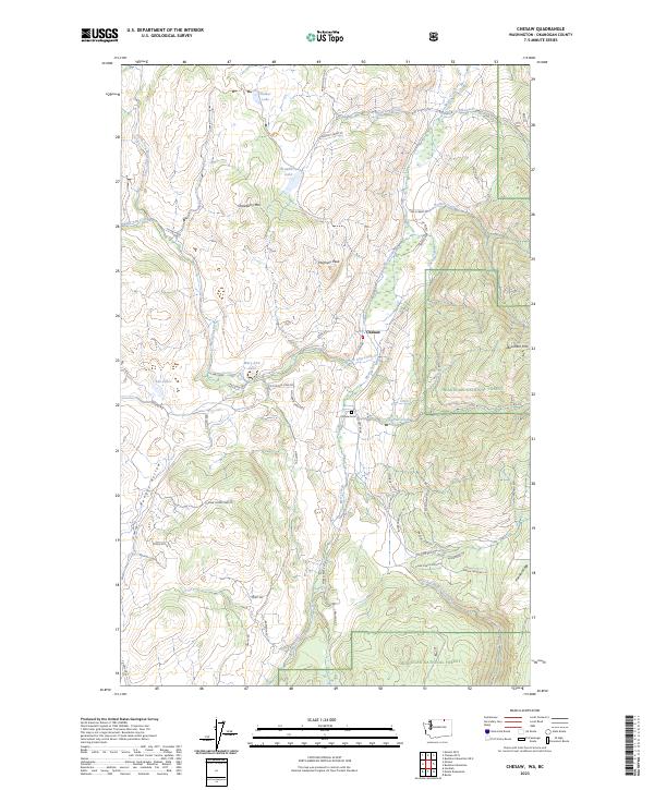 US Topo 7.5-minute map for Chesaw WABC