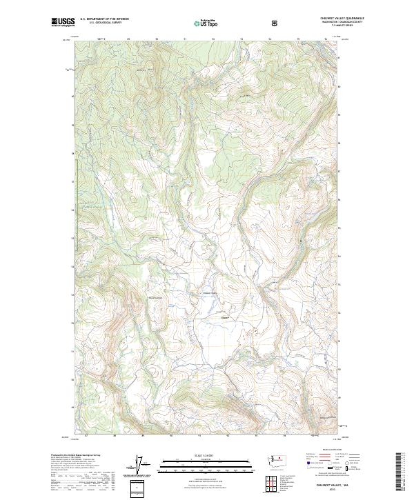 US Topo 7.5-minute map for Chiliwist Valley WA