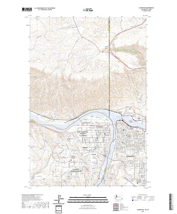 US Topo 7.5-minute map for Clarkston WAID