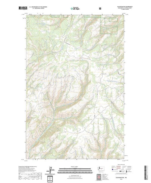 US Topo 7.5-minute map for Colockum Pass WA – American Map Store