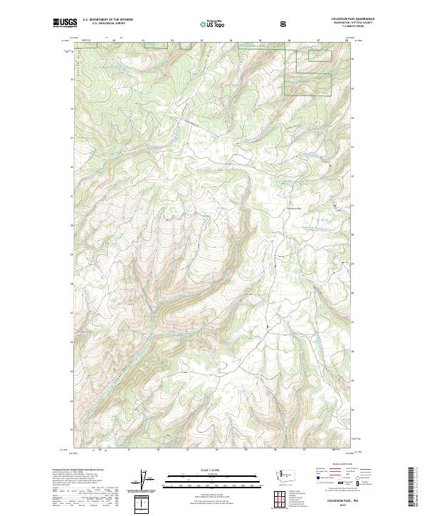 US Topo 7.5-minute map for Colockum Pass WA