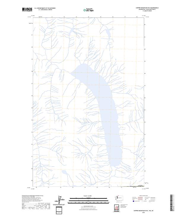 US Topo 7.5-minute map for Copper Mountain OE N WABC